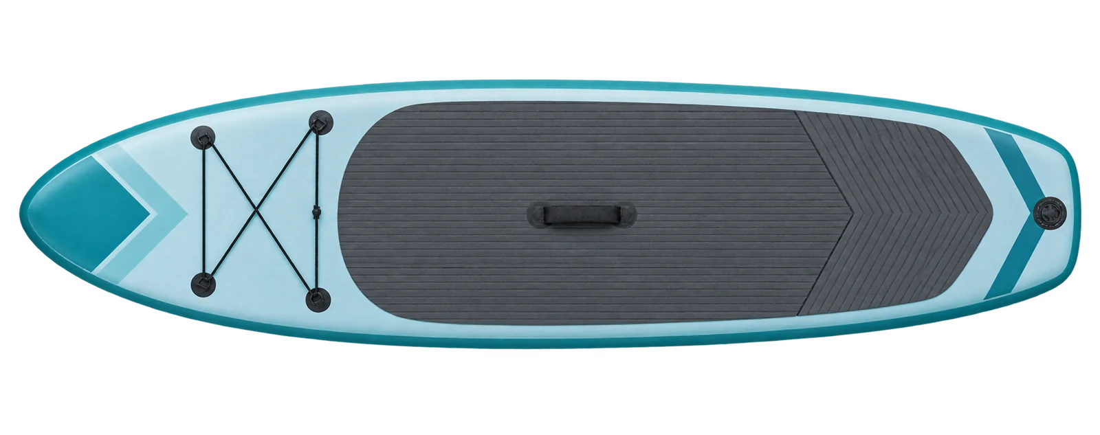Deska SUP — widok z góry