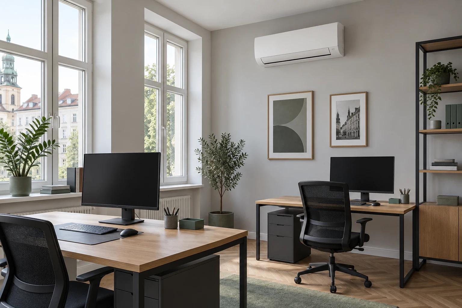 Komfort w miejscu pracy — koncepcja instalacji