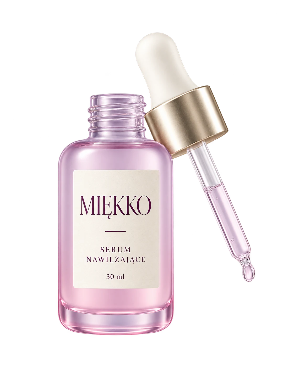 Otwarte serum i pipeta