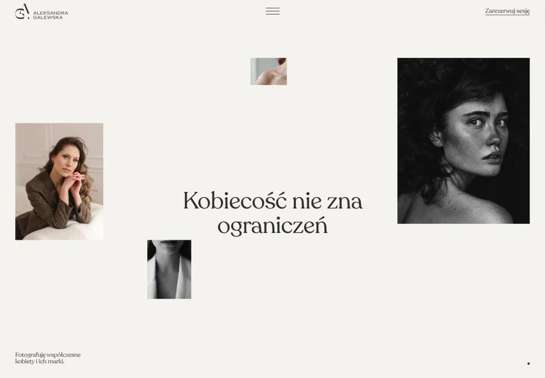 Strona główna realizacji Aleksandra Galewska