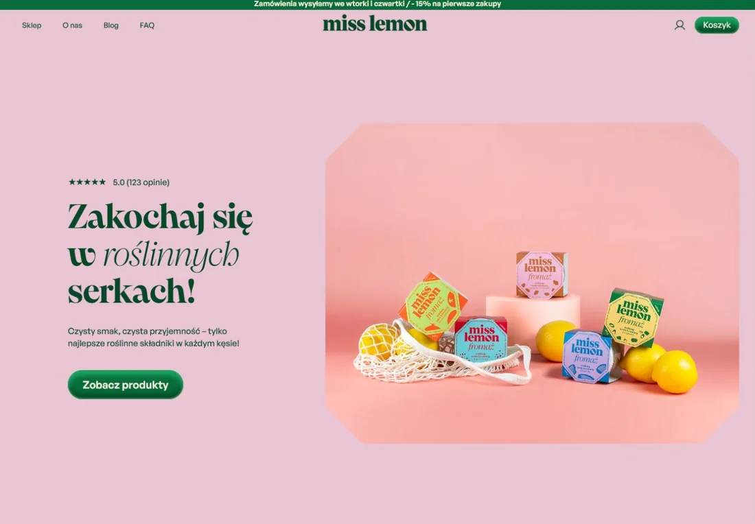 Strona główna realizacji Miss Lemon