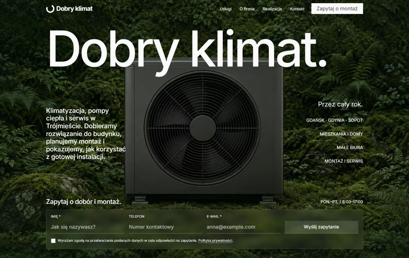 Podgląd strony Dobry klimat, Klimatyzacja i pompy ciepła