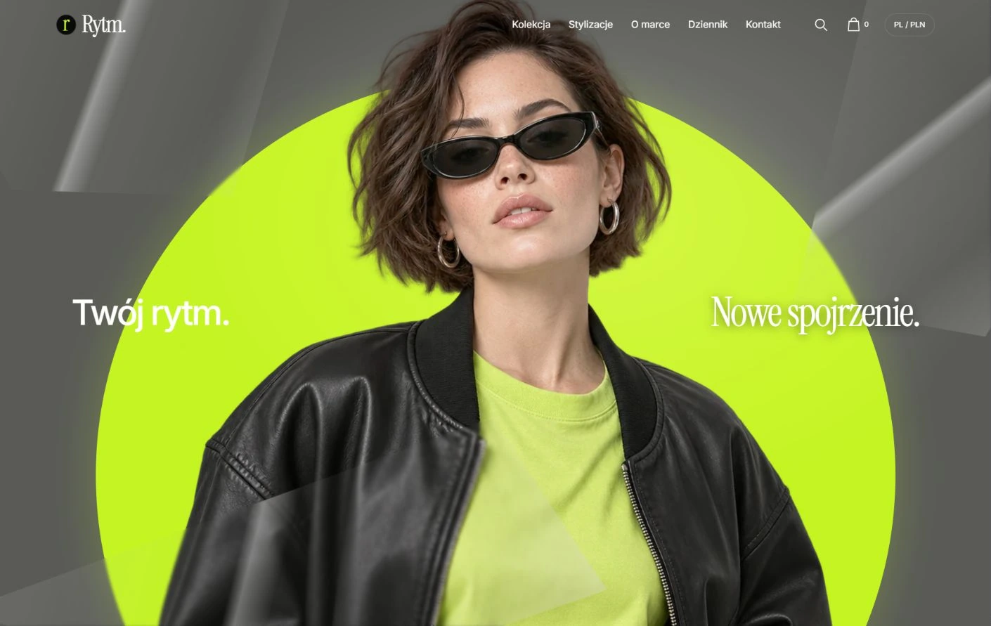 Podgląd strony Rytm., Marka odzieżowa i butik