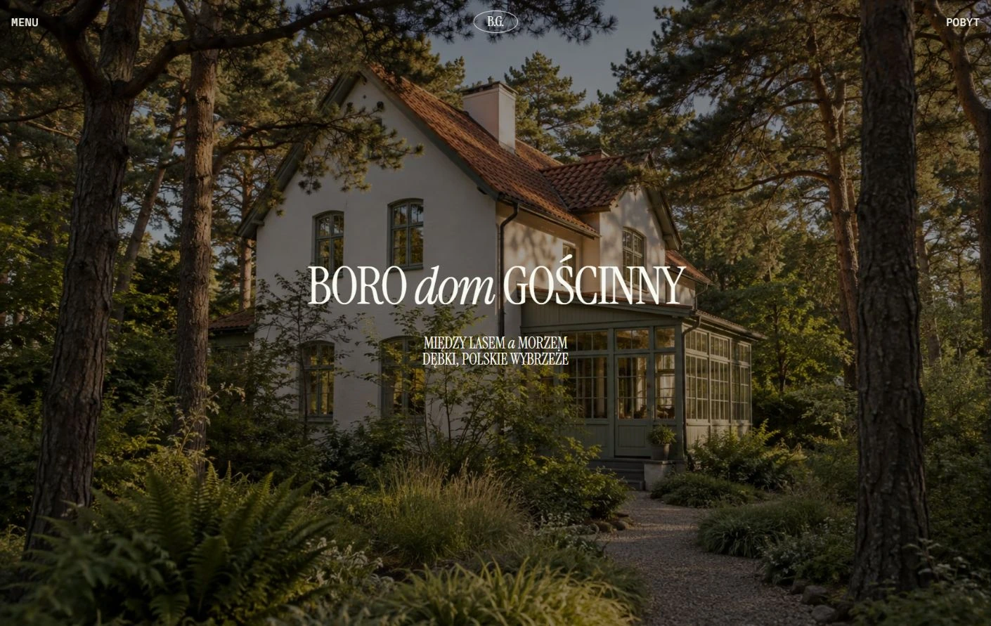 Podgląd strony BORO, Pensjonat i dom gościnny
