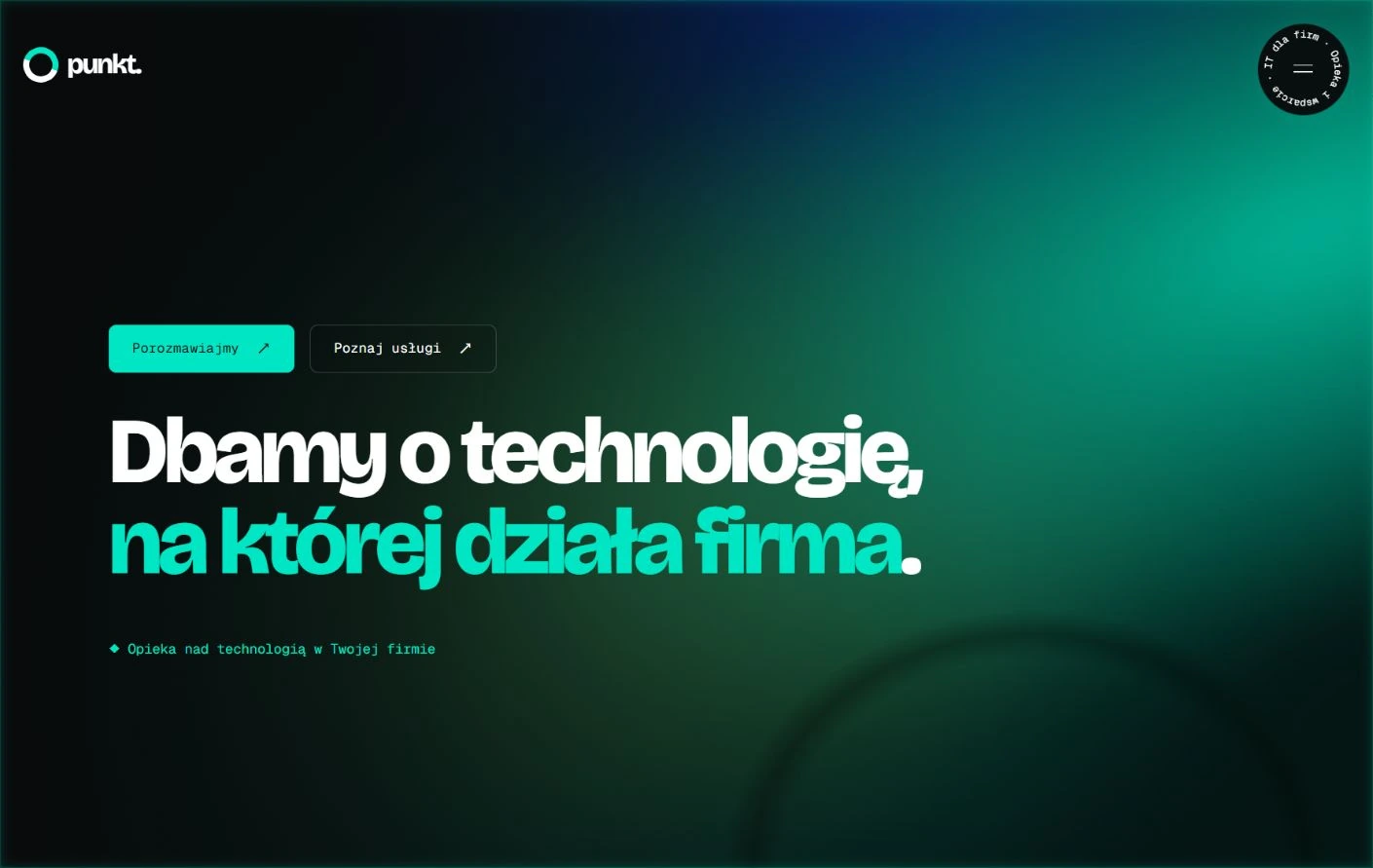 Podgląd strony punkt., Usługi IT dla firm